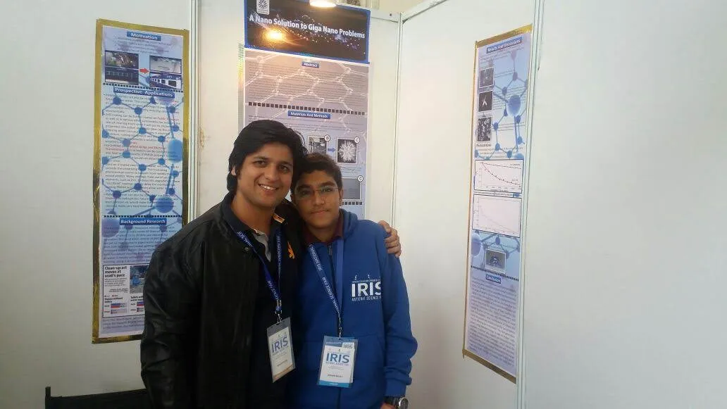 SkoolEase student Raj at the AIM-Sirius Innovation Programme with the Prime Minister of India and the President of Russia